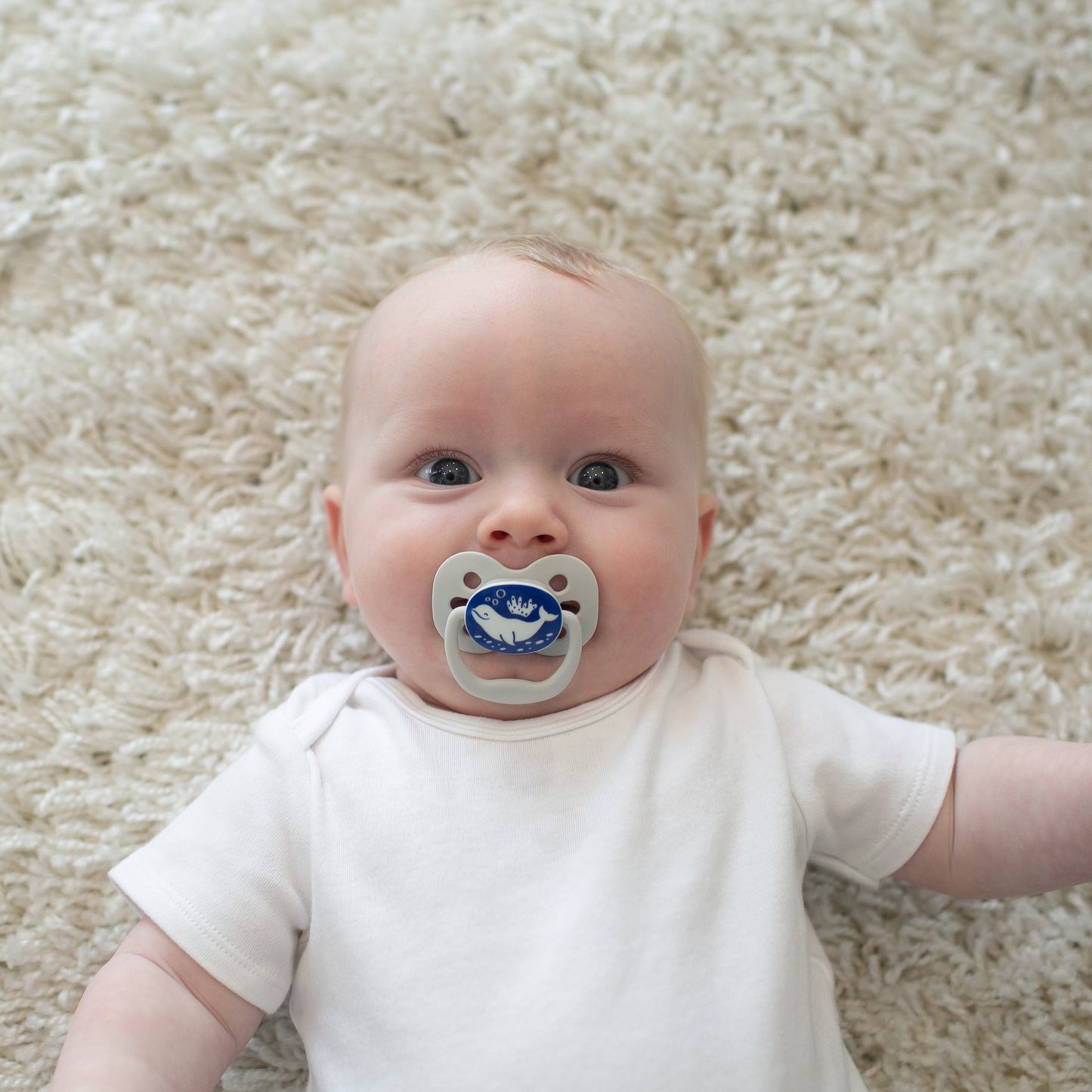 Advantage Baby Pacifier, Fully Symmetrical, Silicone Bulb, 0-6M, BPA Free, Sunrise/Glow, 4 Pack