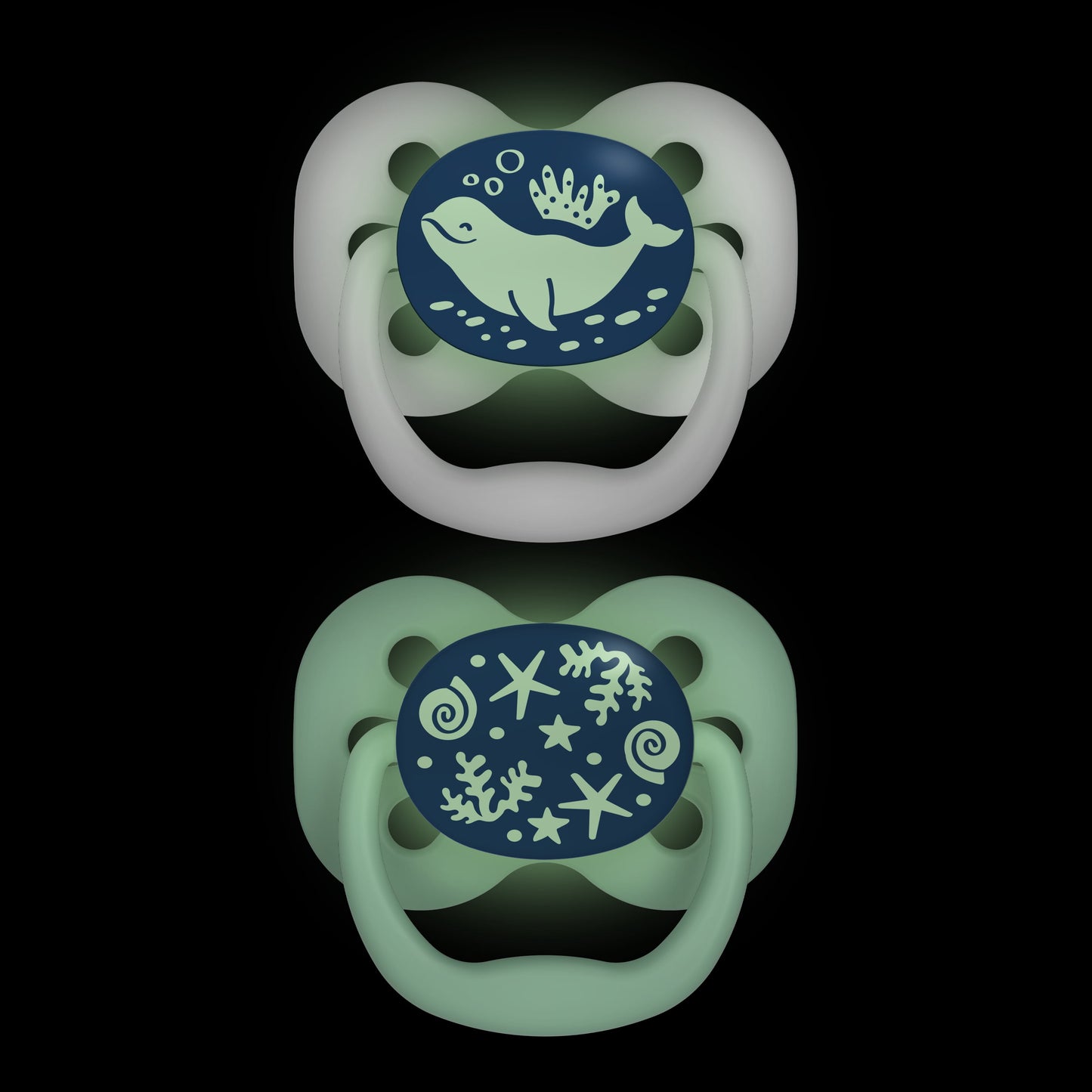 Advantage Baby Pacifier, Fully Symmetrical, Silicone Bulb, 0-6M, BPA Free, Sunrise/Glow, 4 Pack