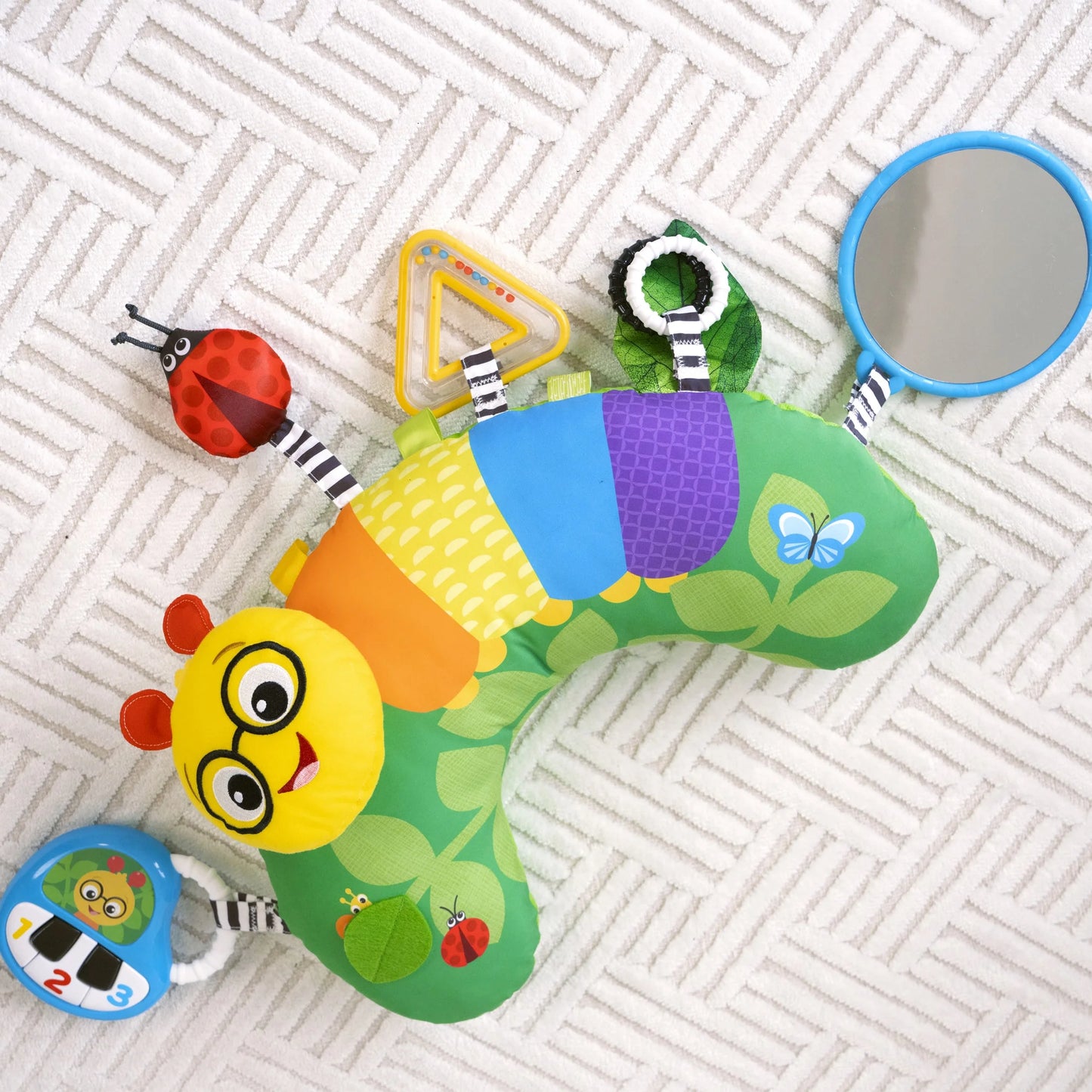 Cal-A-Pillow Tummy Time Baby Activity Pillow for Ages 0+ Months