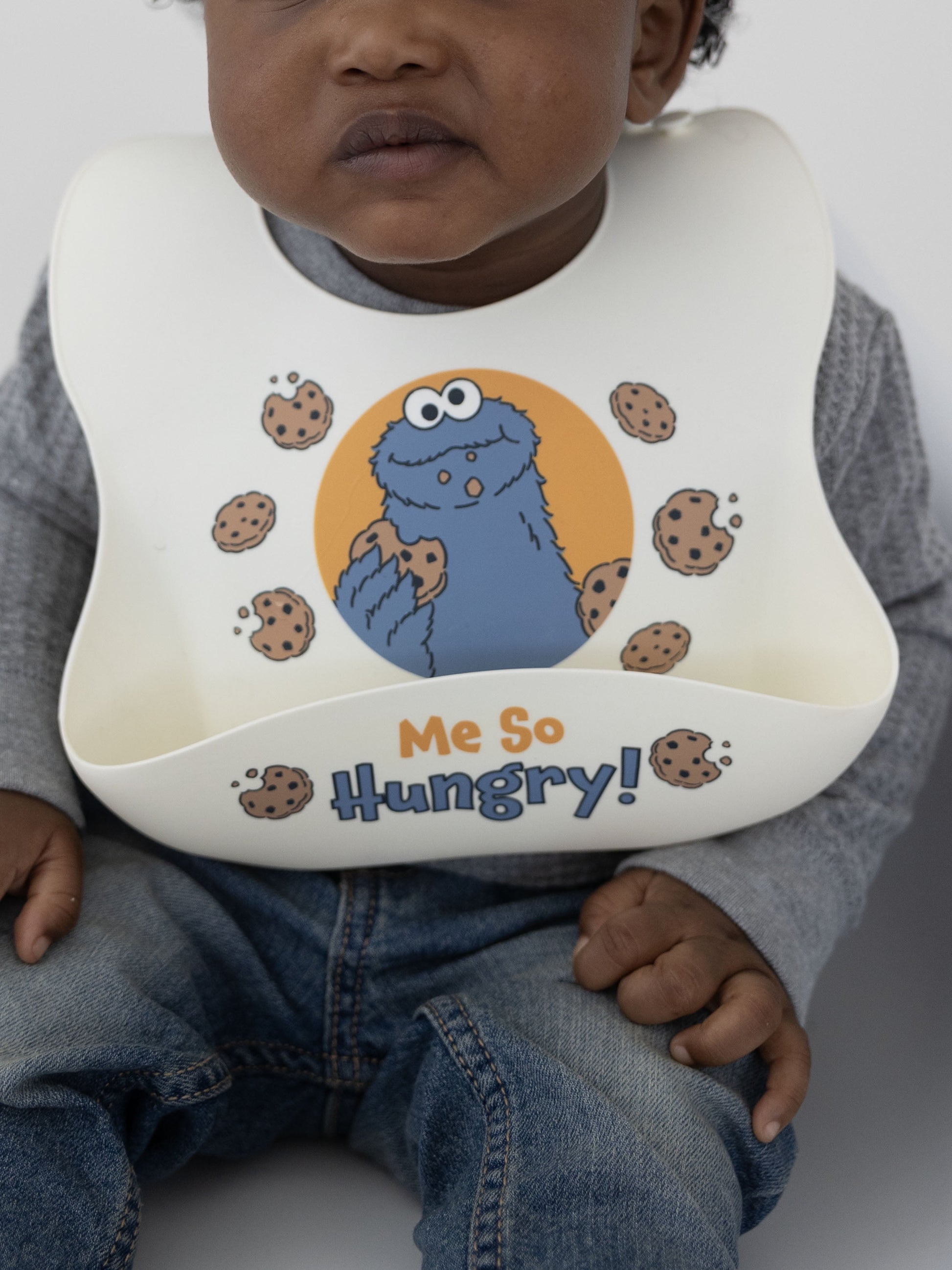 Cookie Monster Silicone Infant Bib