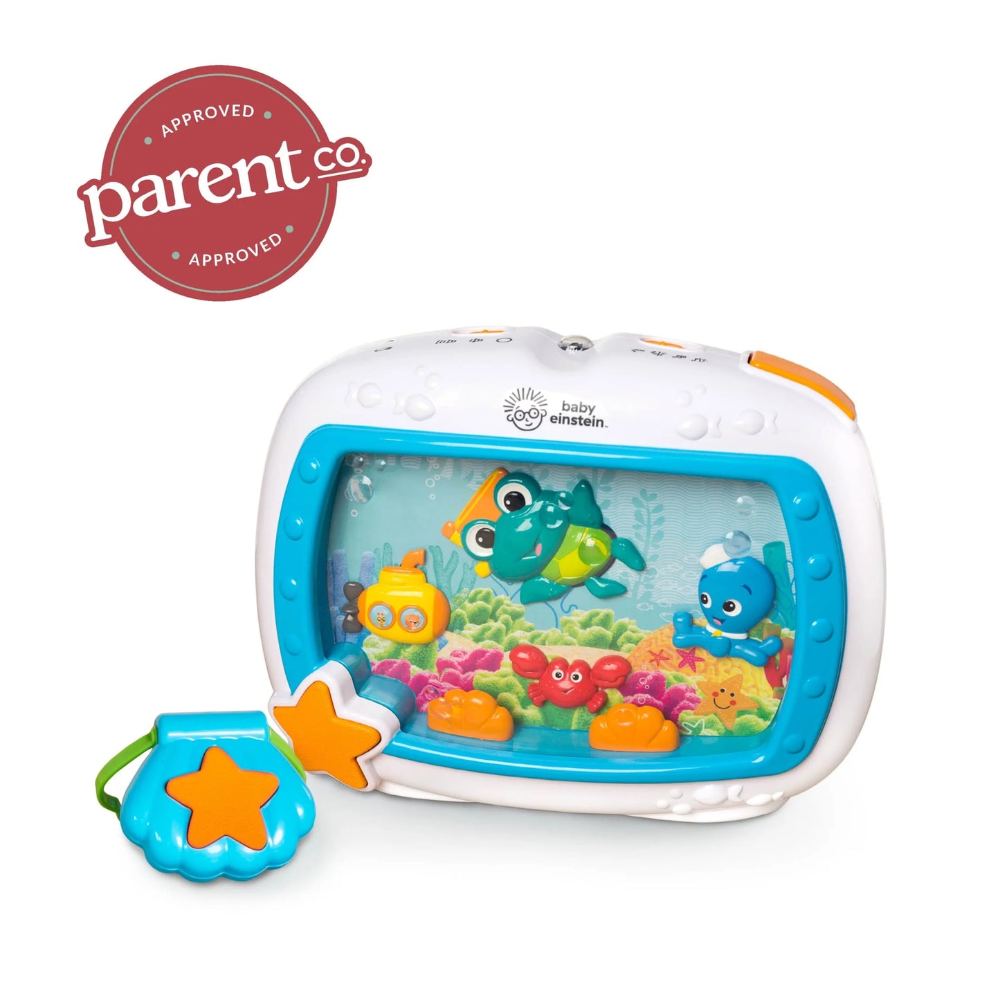 Sea Dreams Soother Sleep Sound Machine with White Noise and Remote, Multicolor, for Infants and Kids, 0 Months+