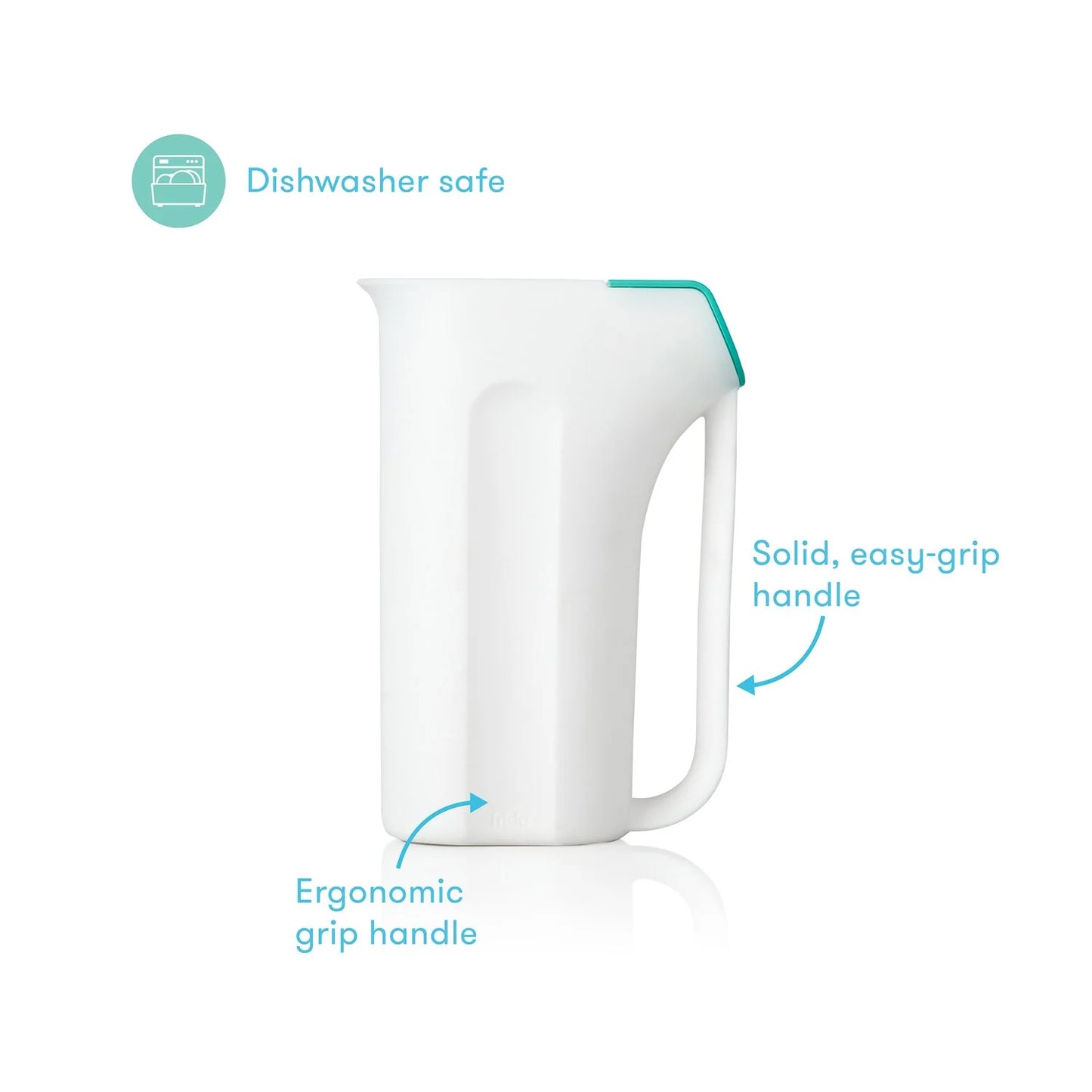 Control the Flow Polypropylene ABS Rinser, Bath Time Rinse Cup with Easy Grip Handle and Removable Rain Shower