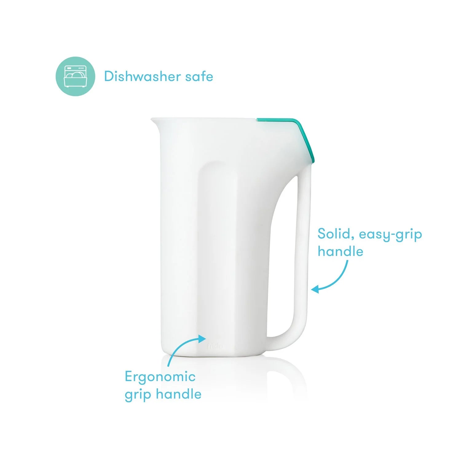Control the Flow Polypropylene ABS Rinser, Bath Time Rinse Cup with Easy Grip Handle and Removable Rain Shower