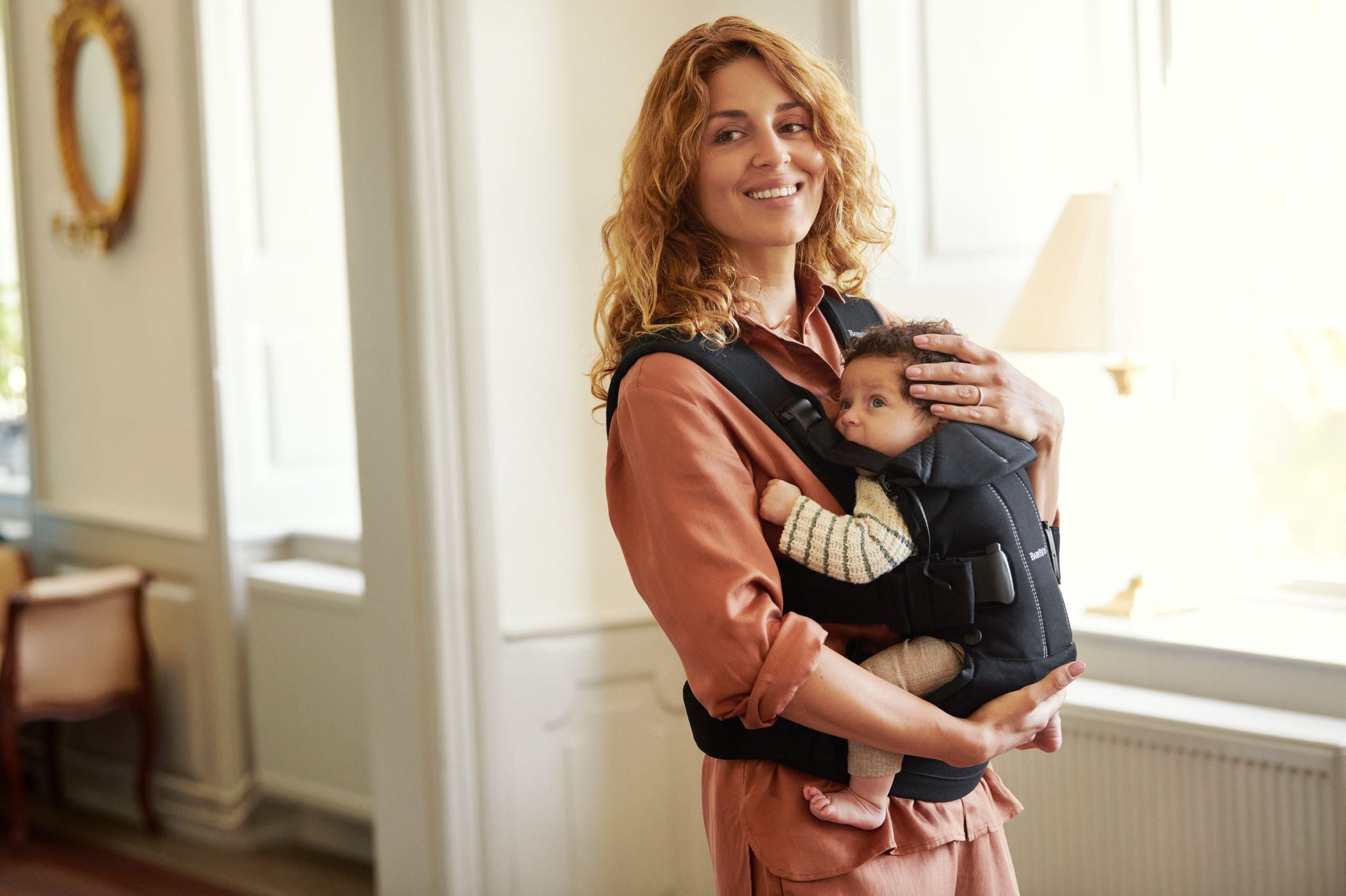 Baby Carrier One, Woven, Black, Front Carry, Infant