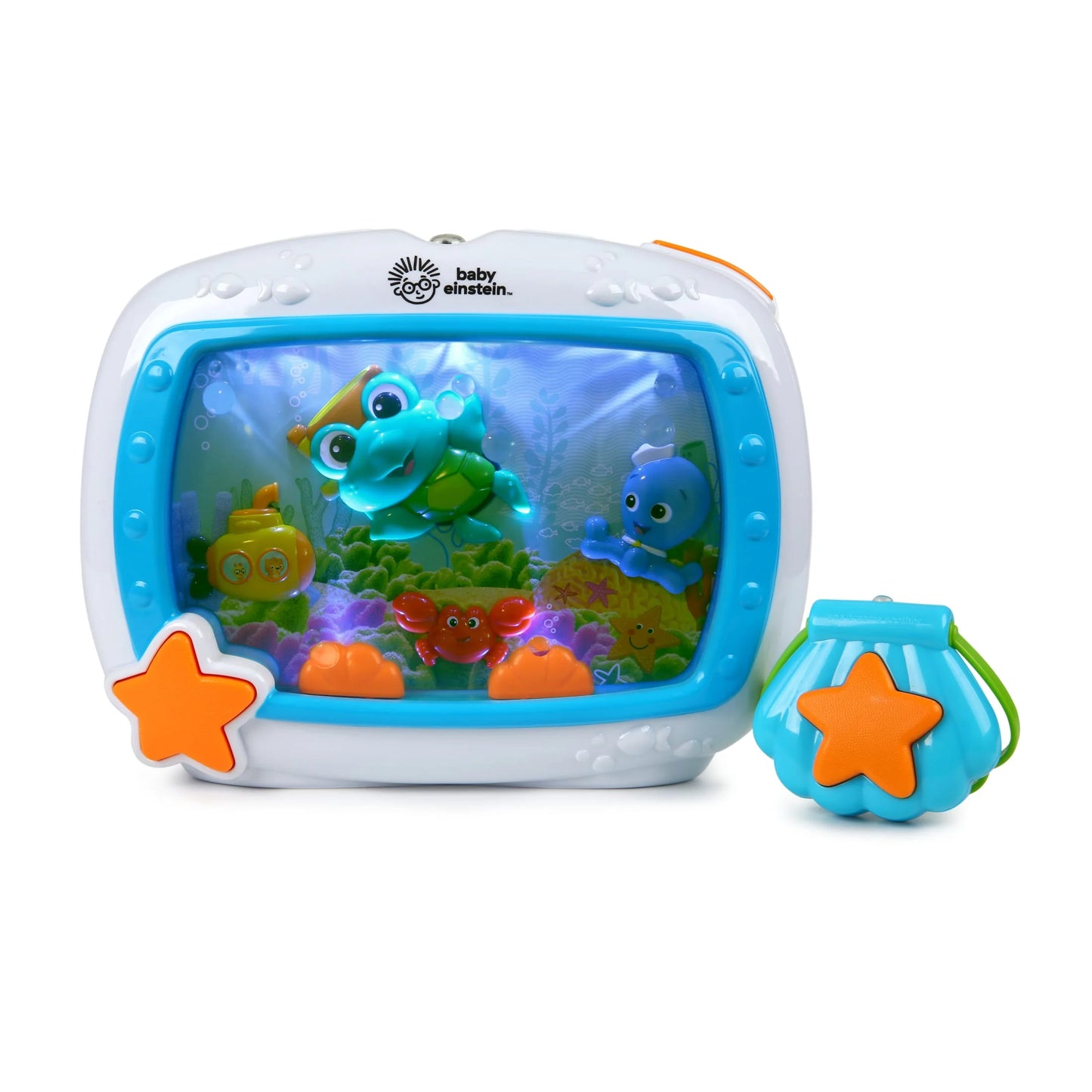 Sea Dreams Soother Sleep Sound Machine with White Noise and Remote, Multicolor, for Infants and Kids, 0 Months+