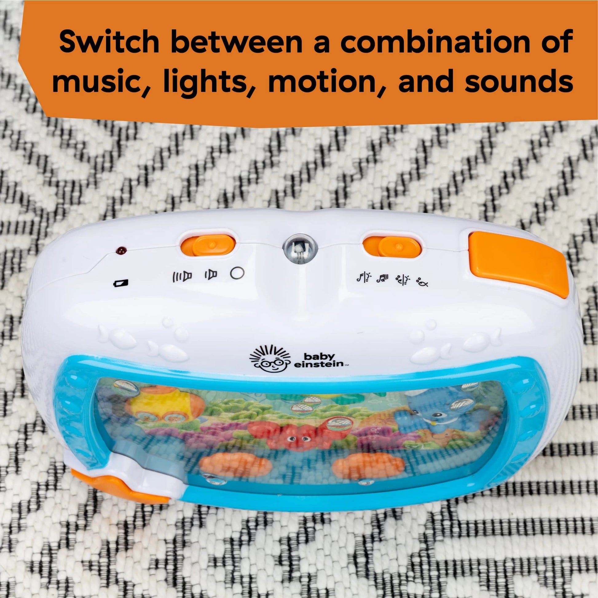 Sea Dreams Soother Sleep Sound Machine with White Noise and Remote, Multicolor, for Infants and Kids, 0 Months+