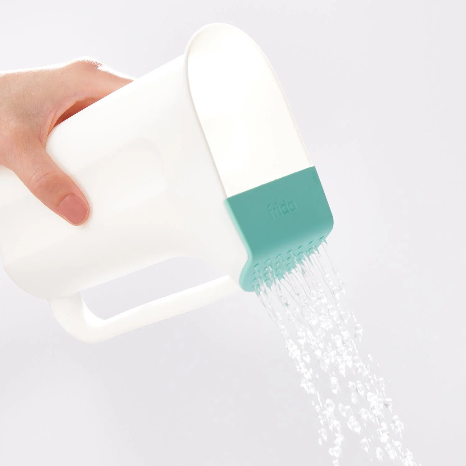Control the Flow Polypropylene ABS Rinser, Bath Time Rinse Cup with Easy Grip Handle and Removable Rain Shower