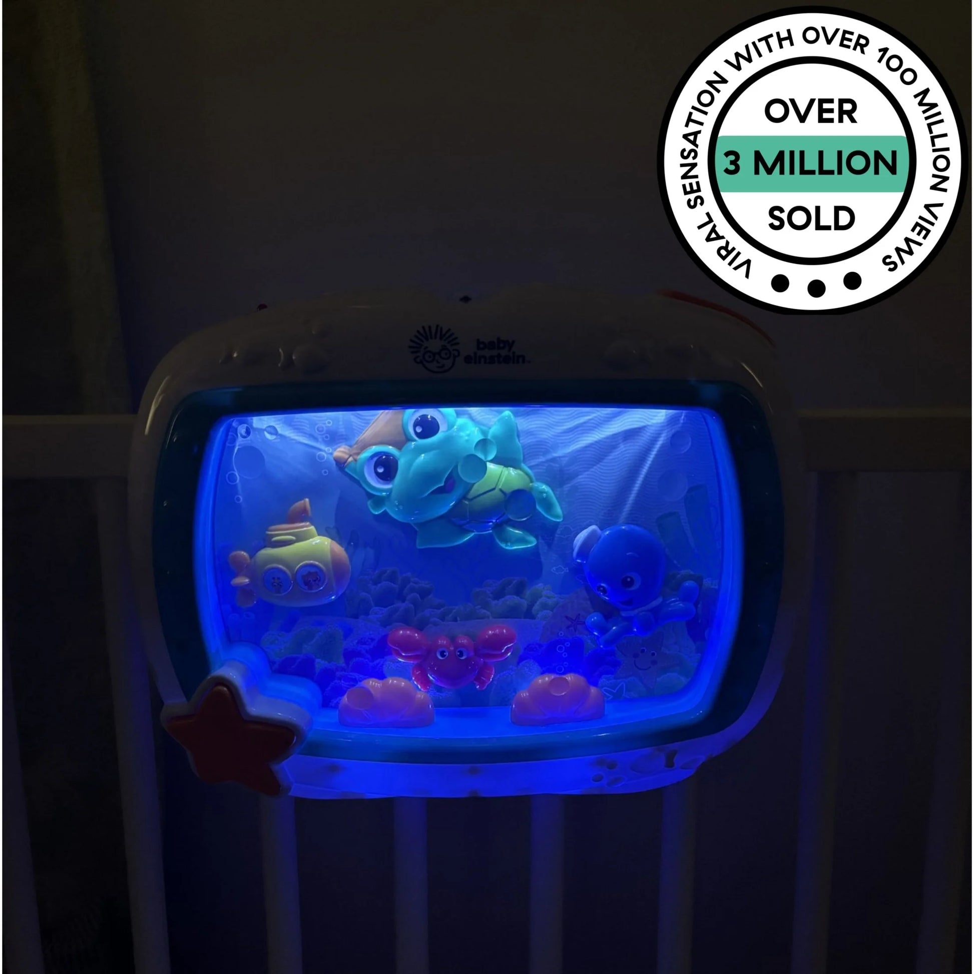 Sea Dreams Soother Sleep Sound Machine with White Noise and Remote, Multicolor, for Infants and Kids, 0 Months+