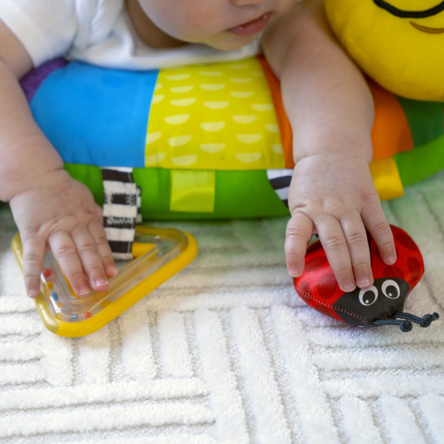 Cal-A-Pillow Tummy Time Baby Activity Pillow for Ages 0+ Months