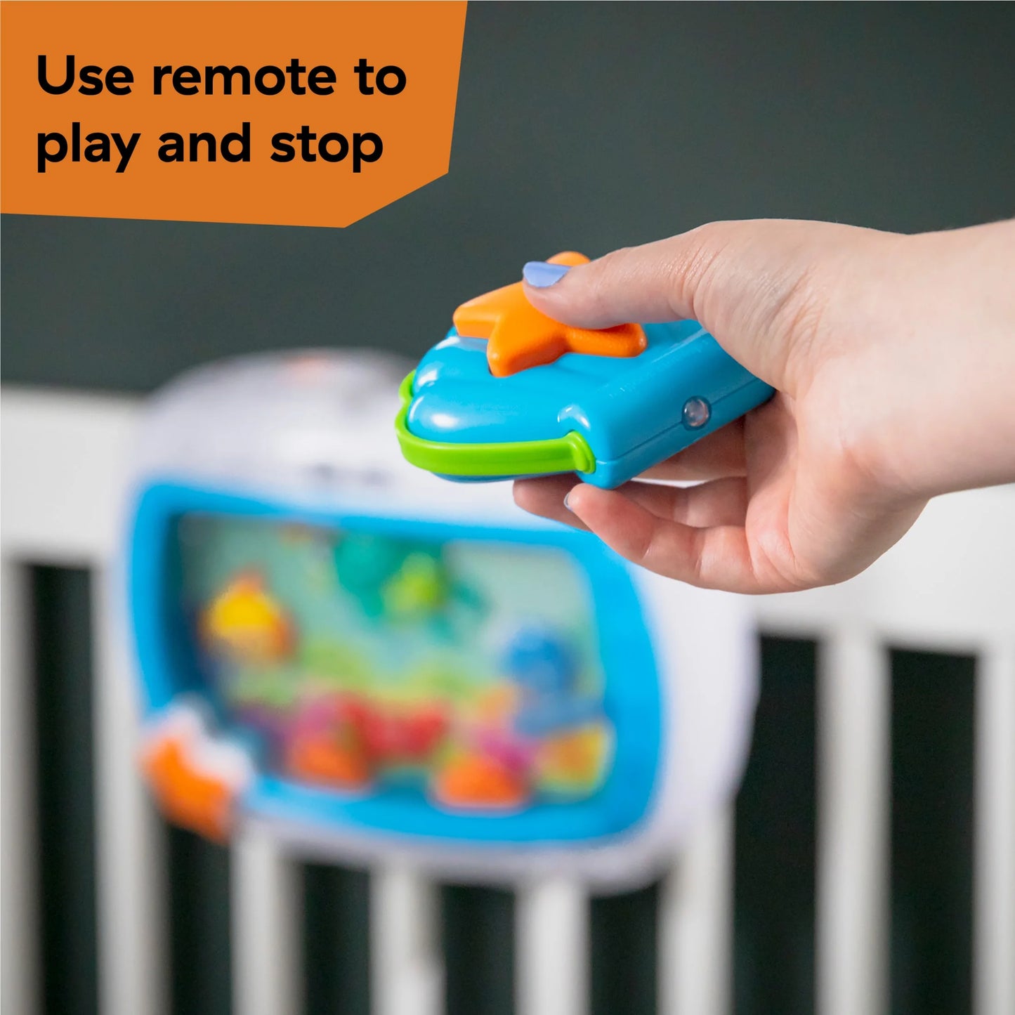 Sea Dreams Soother Sleep Sound Machine with White Noise and Remote, Multicolor, for Infants and Kids, 0 Months+
