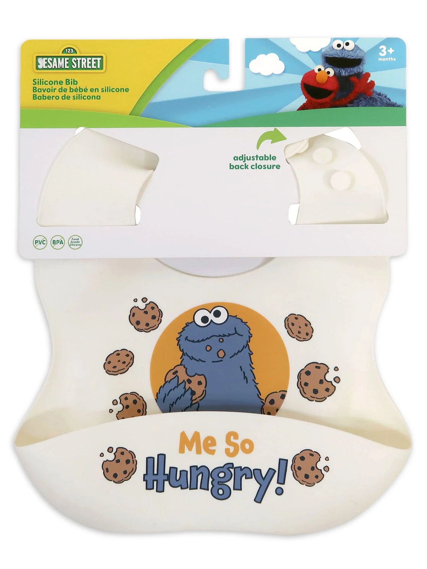 Cookie Monster Silicone Infant Bib