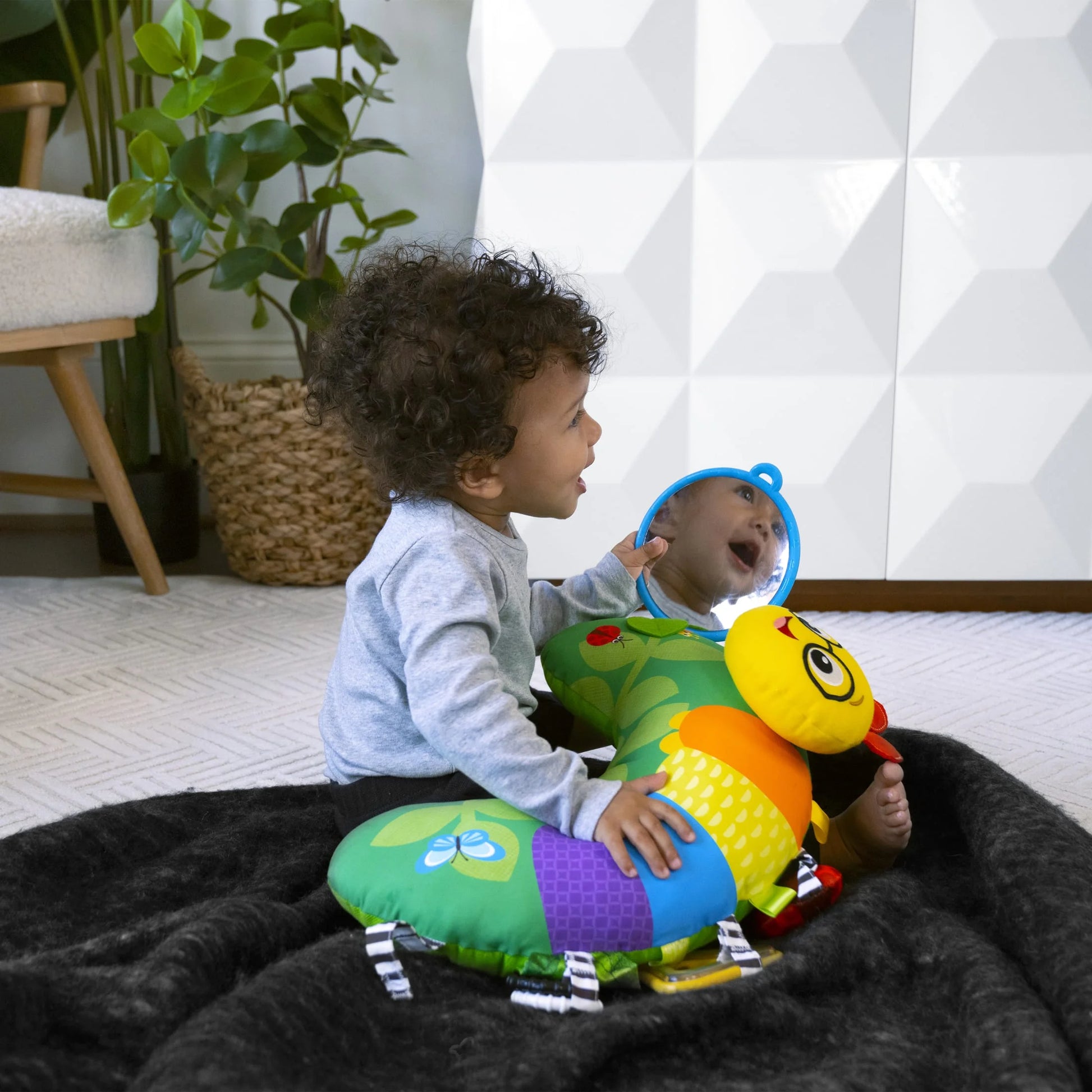 Cal-A-Pillow Tummy Time Baby Activity Pillow for Ages 0+ Months